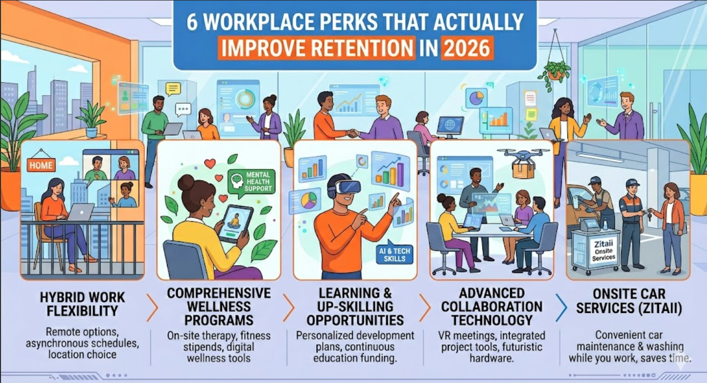 5 Workplace Perks That Actually Improve Retention in 2026